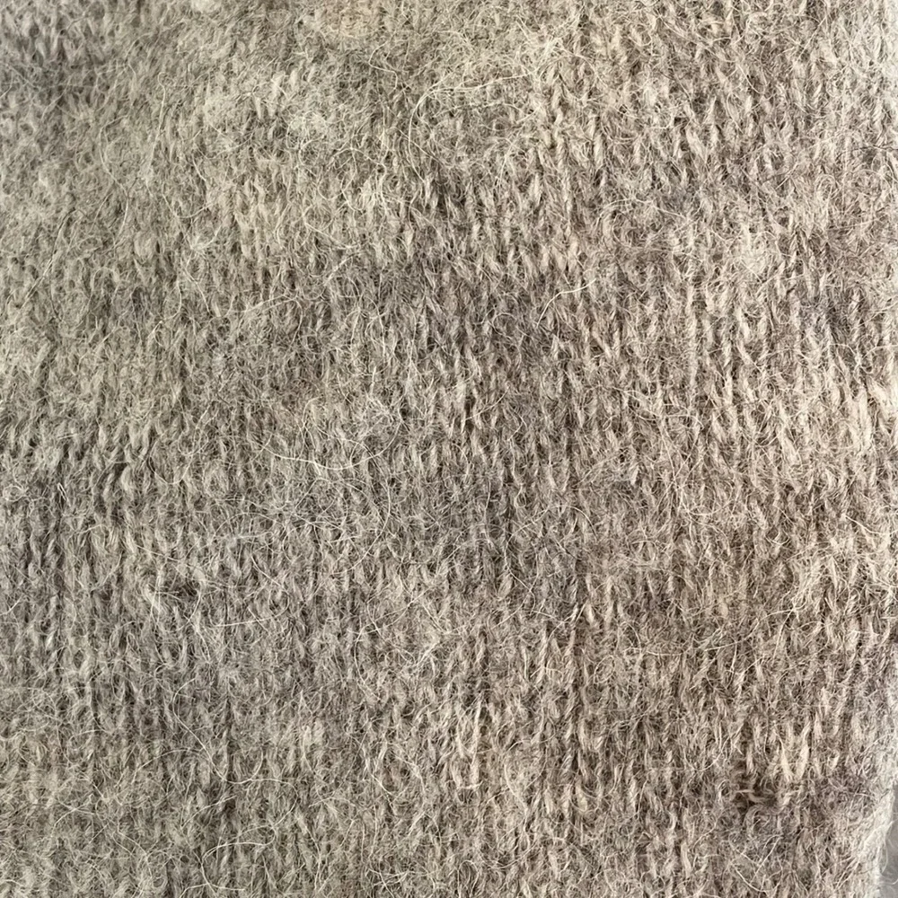 IceMart Vintage Icelandic‎ Wool Turtleneck Sweater Grey Burgundy Chevron Mens M